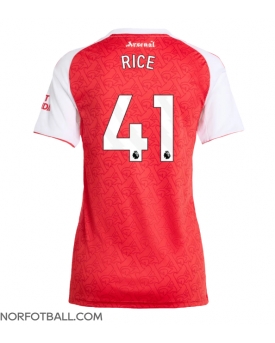 Billige Fotballdrakt Arsenal Declan Rice #41 Replika Hjemmedrakt Dame 2025-26 Kortermet